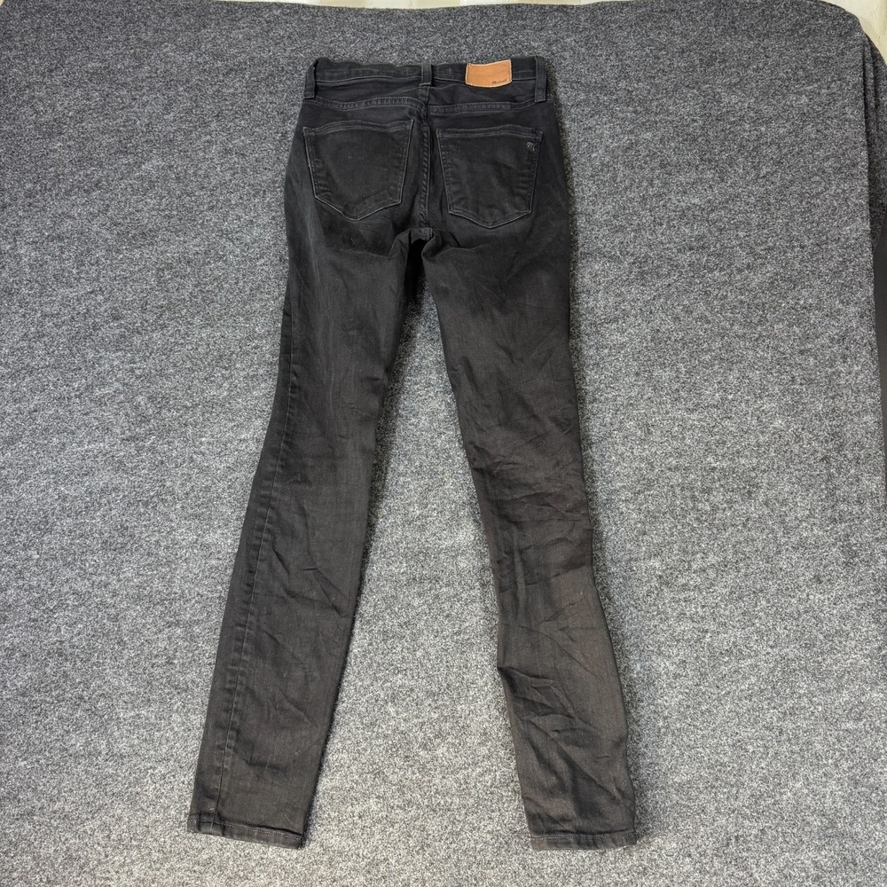 Madewell 9'' High Rise Skinny Jeans Women 24 Gray Dark Wash Denim Cotton Pockets